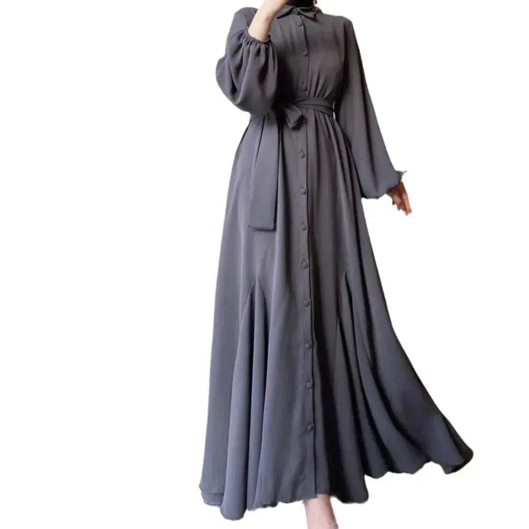 Arab  Solid Color Women's Clothing Dress