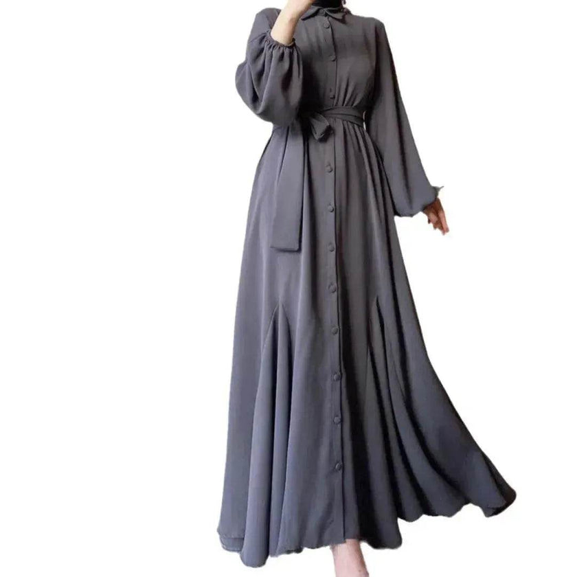 Arab  Solid Color Women's Clothing Dress