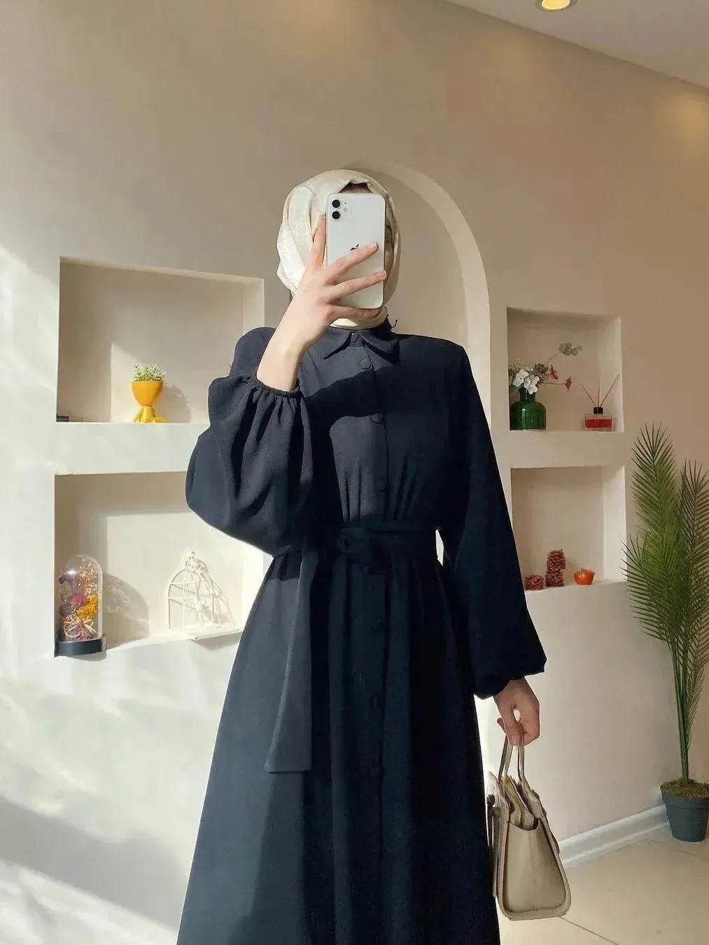 Arab  Solid Color Women's Clothing Dress