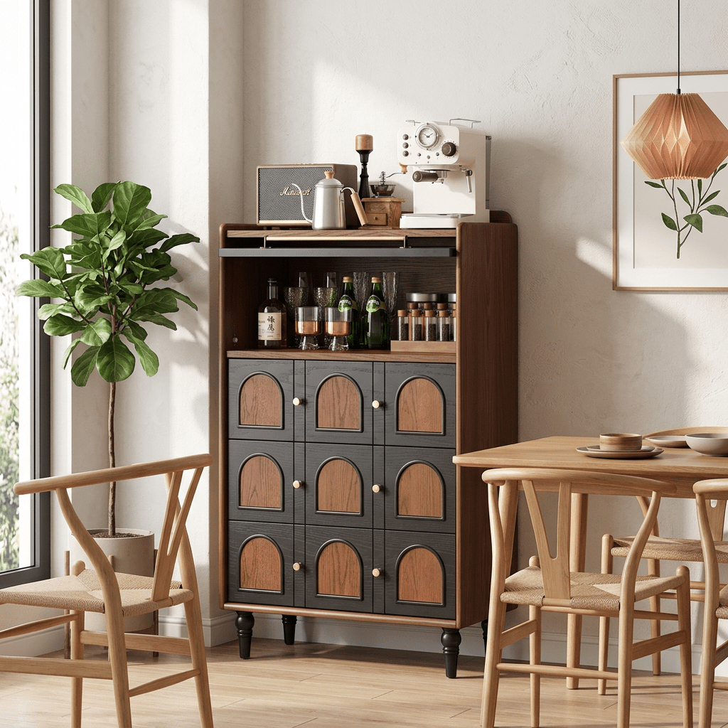Archway Coffee & Bar Cabinet