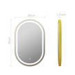 Arco Sense LED Mirror – Copper-free Tempered Glass  HD Silver Mirror Dimming