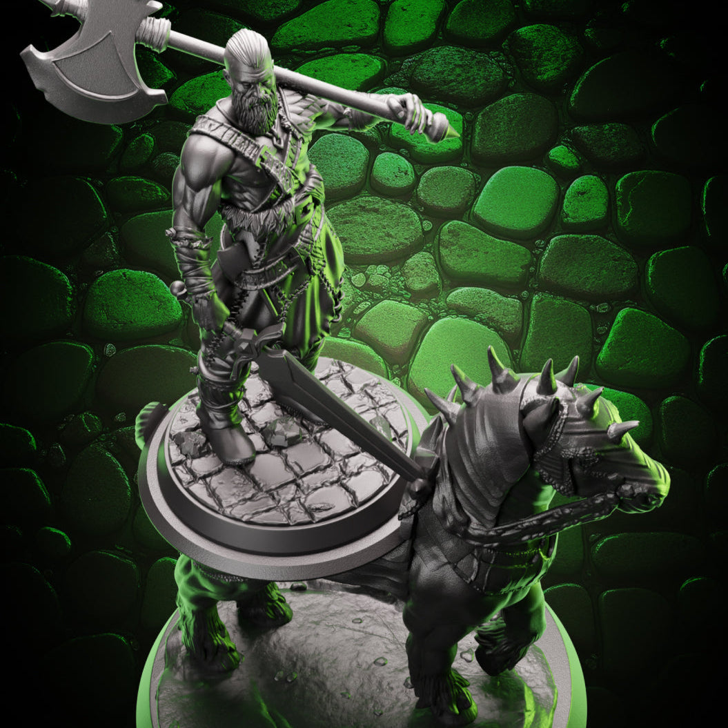 Armored War Horse | Rider-Compatible Mount