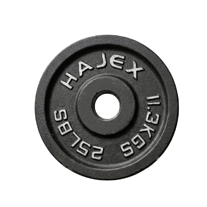 Cast Iron Weight Plates - Standard, Olympic in LBs, KGs