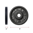 Cast Iron Weight Plates - Standard, Olympic in LBs, KGs