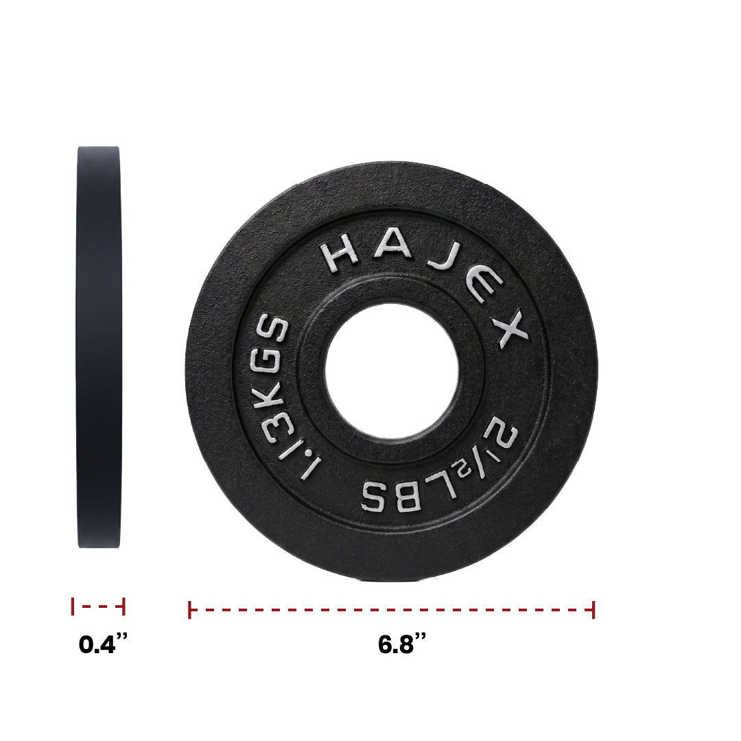 Cast Iron Weight Plates - Standard, Olympic in LBs, KGs