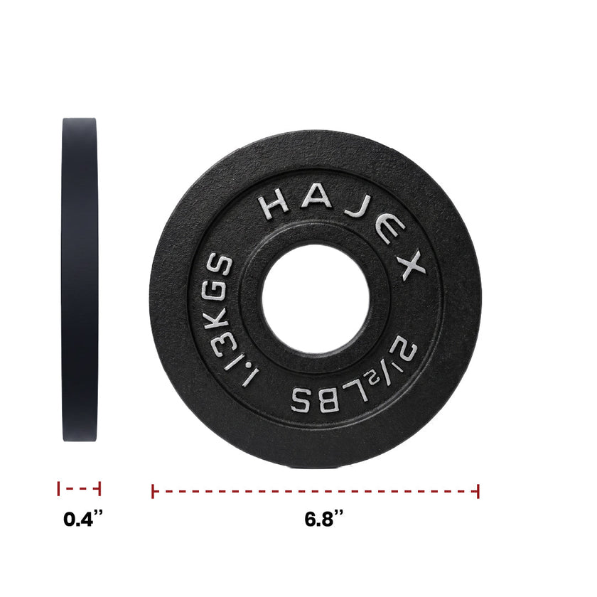 Cast Iron Weight Plates - Standard, Olympic in LBs, KGs