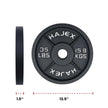 Cast Iron Weight Plates - Standard, Olympic in LBs, KGs