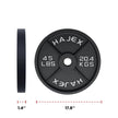 Cast Iron Weight Plates - Standard, Olympic in LBs, KGs