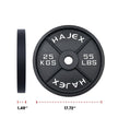 Cast Iron Weight Plates - Standard, Olympic in LBs, KGs