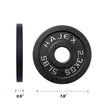 Cast Iron Weight Plates - Standard, Olympic in LBs, KGs
