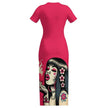 Pink Diesel midi bodycon dress
