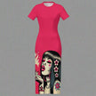 Pink Diesel midi bodycon dress