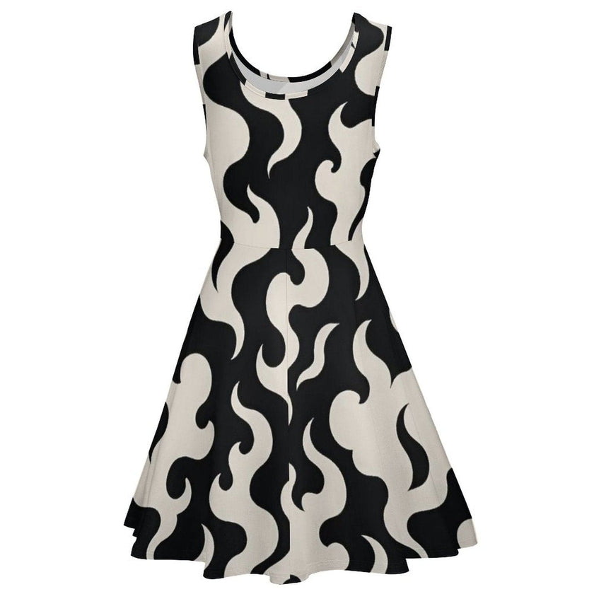 Puff Skater Dress