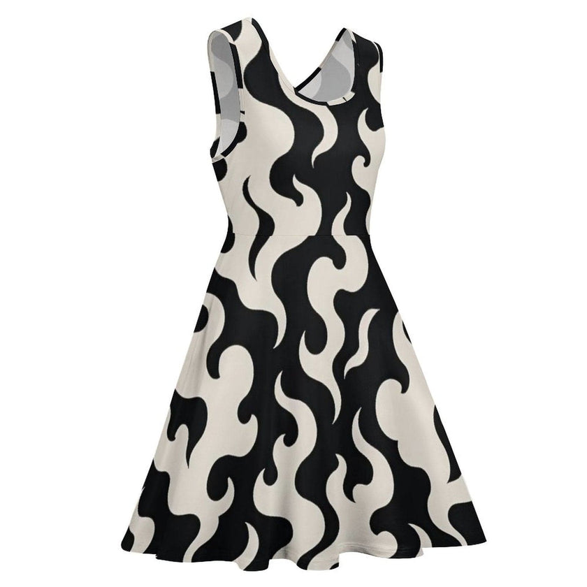 Puff Skater Dress