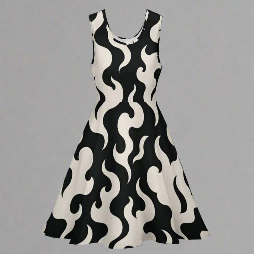 Puff Skater Dress