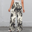 Smokey Strappy Wide Leg Pants with Pockets