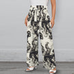 Smokey Strappy Wide Leg Pants with Pockets