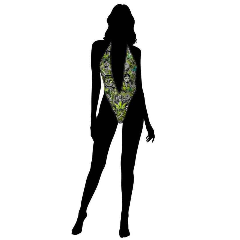 Bad B Sexy AF Deep-V Thong