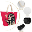 Pink Diesel Hemp rope tote bag