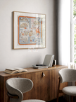 Scarf 70 | Scarf Frame in Bronze | Hermès Scarf Frame | Silk Scarf Frame