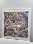 Scarf 70 | Scarf Frame in White | Hermès Scarf Frame | Silk Scarf Frame