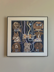 Scarf 70 | Scarf Frame in Black | Hermès Scarf Frame | Silk Scarf Frame