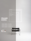 Scarf 70 | Scarf Frame in Silver | Hermès Scarf Frame | Silk Scarf Frame