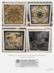 Scarf 90 | Scarf Frame in Bronze | Hermès Scarf Frame | Silk Scarf Frame