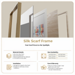 Scarf 70 | Scarf Frame in Bronze | Hermès Scarf Frame | Silk Scarf Frame