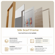 Scarf 90 | Scarf Frame in Gold | Hermès Scarf Frame | Silk Scarf Frame