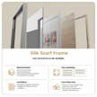 Scarf 70 | Scarf Frame in Silver | Hermès Scarf Frame | Silk Scarf Frame