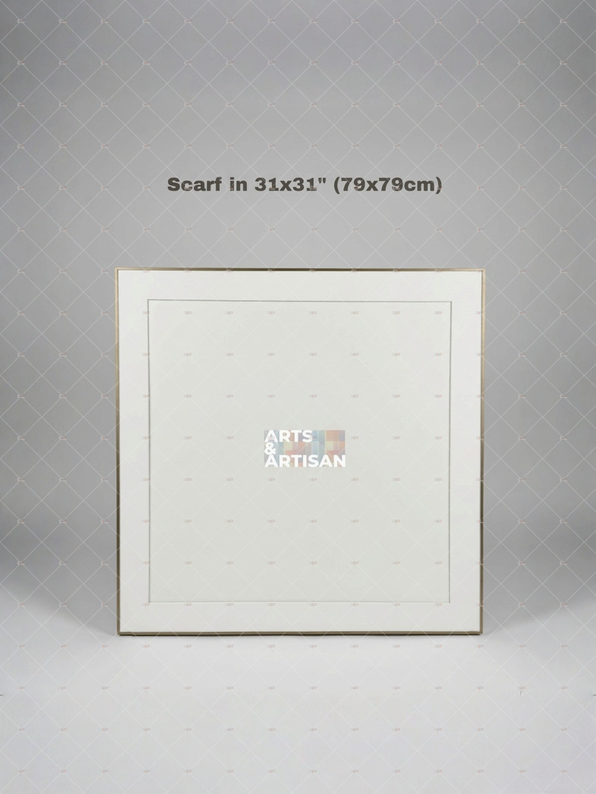 Scarf 80 | Vintage Scarf Frame | Hermès Scarf Frame | Silk Scarf Frame