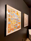 Scarf 90 | Scarf Frame in Gold | Hermès Scarf Frame | Silk Scarf Frame