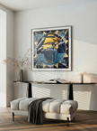 Scarf 90 | Scarf Frame in Black | Hermès Scarf Frame | Silk Scarf Frame