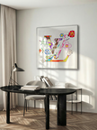Scarf 90 | Scarf Frame in Silver | Hermès Scarf Frame | Silk Scarf Frame