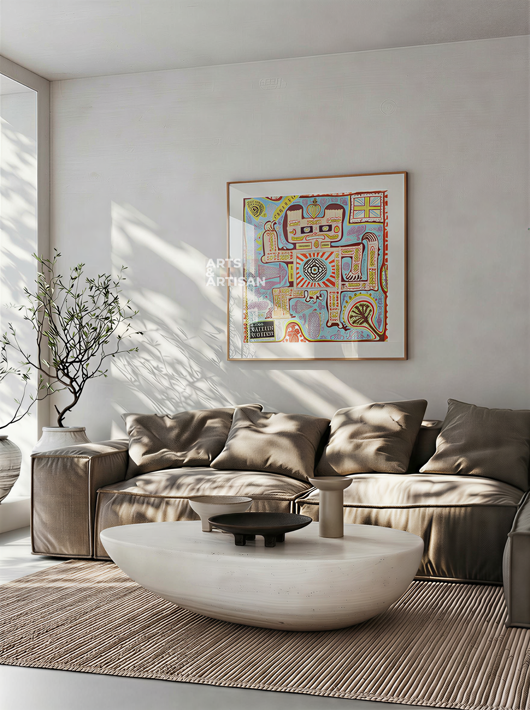 Scarf 90 | Scarf Frame in Bronze | Hermès Scarf Frame | Silk Scarf Frame