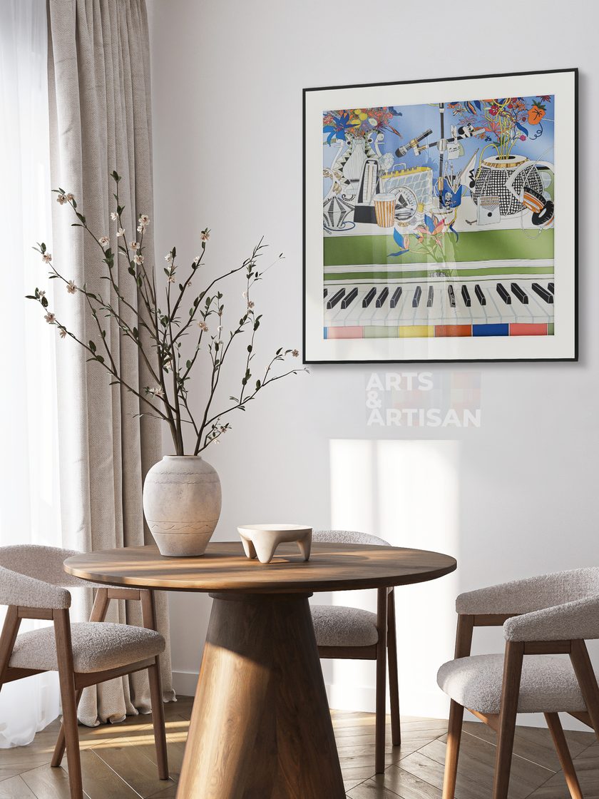 Scarf 70 | Scarf Frame in Black | Hermès Scarf Frame | Silk Scarf Frame