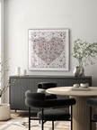 Scarf 70 | Scarf Frame in Silver | Hermès Scarf Frame | Silk Scarf Frame