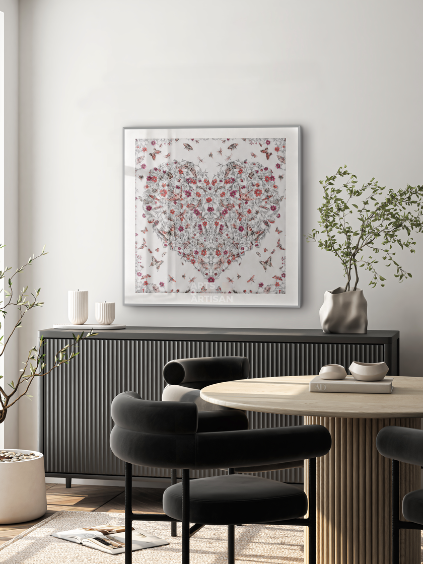 Scarf 70 | Scarf Frame in Silver | Hermès Scarf Frame | Silk Scarf Frame