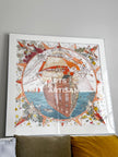 Scarf 90 | Scarf Frame in Silver | Hermès Scarf Frame | Silk Scarf Frame