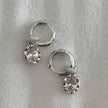 Arwa Drop Earrings- Silver