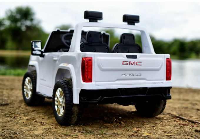 2026 UPGRADED GMC Sierra 24V 2 Seater Kids Ride On Car With Remote Control