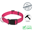 Ashario Pets - Reflective Adjustable Nylon Dog Collar - Small