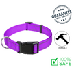 Ashario Pets - Reflective Adjustable Nylon Dog Collar - Small
