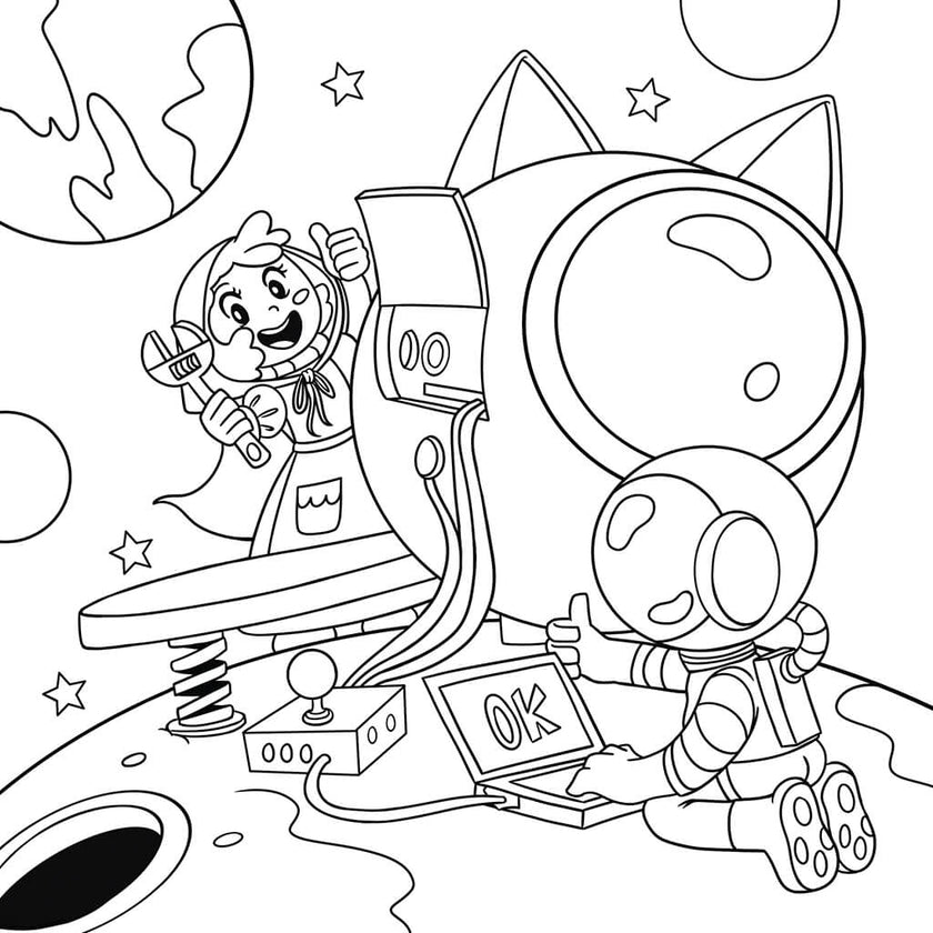Halloween Coloring Book for Kids (Spiral Edition)