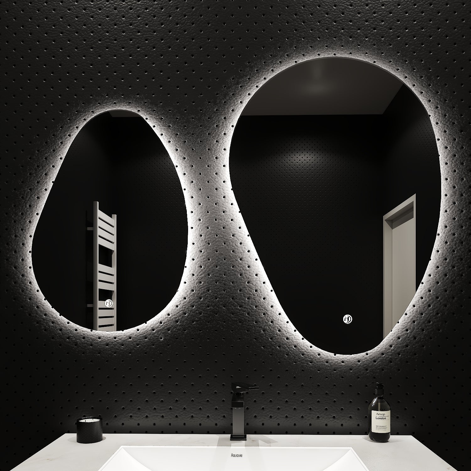 Asymmetrical LED Mirror – 20