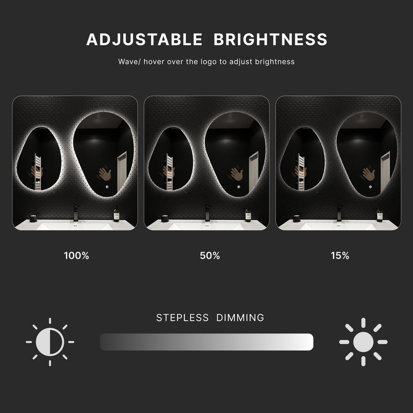 Asymmetrical LED Mirror – 20