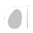 Asymmetrical LED Mirror – 20