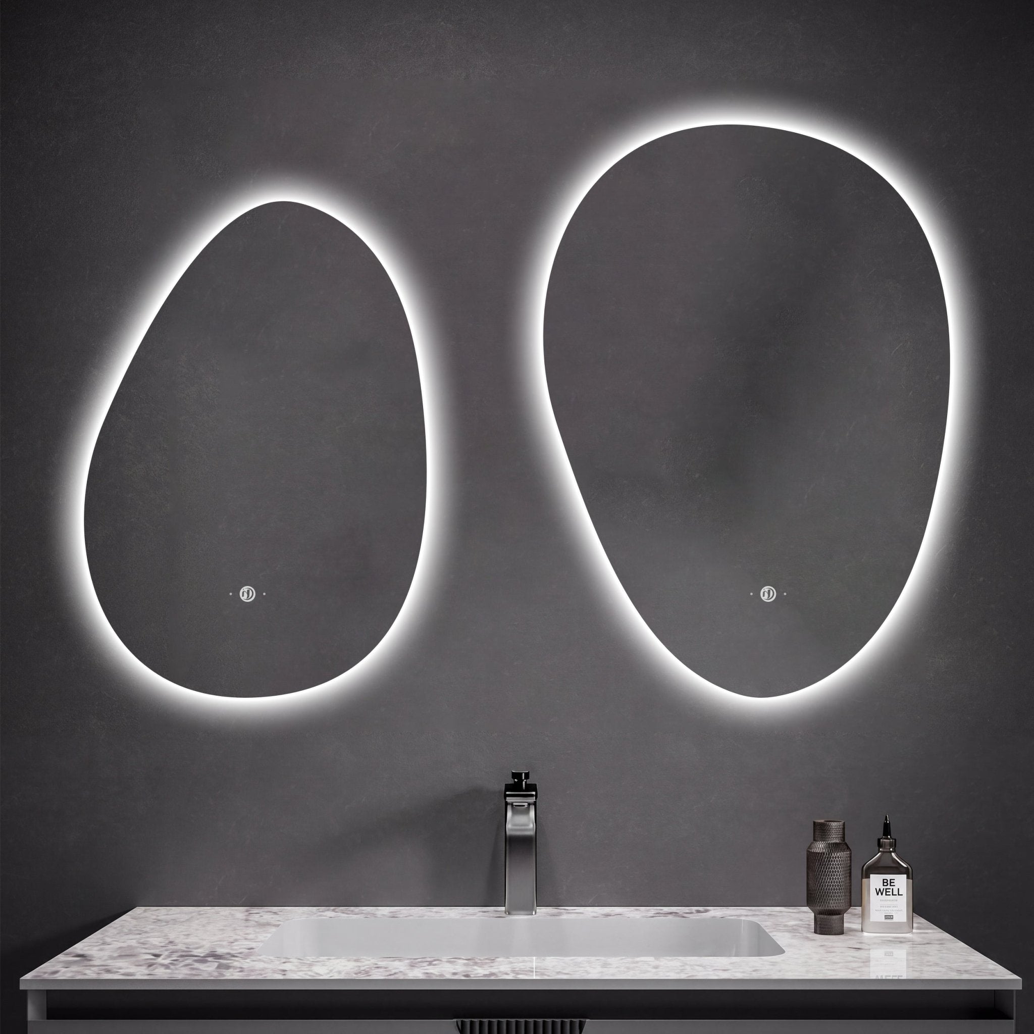 Asymmetrical LED Mirror – 20