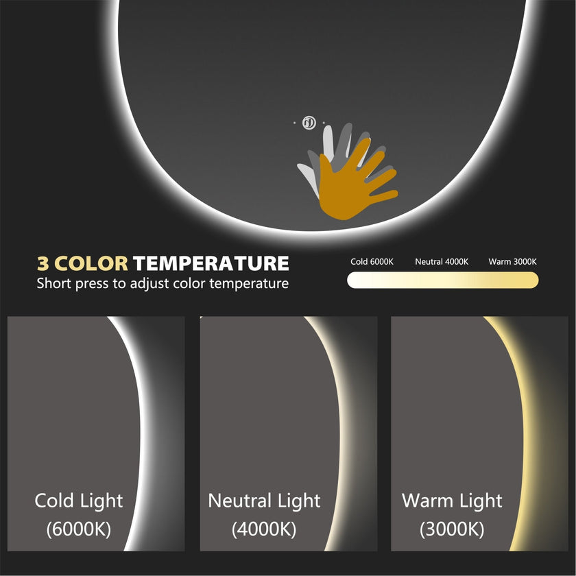 Asymmetrical LED Mirror – 20